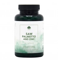 Fűrészes törpepálma (Saw Palmetto) 600mg cinkkel 15mg 120 kapszula (G&G)